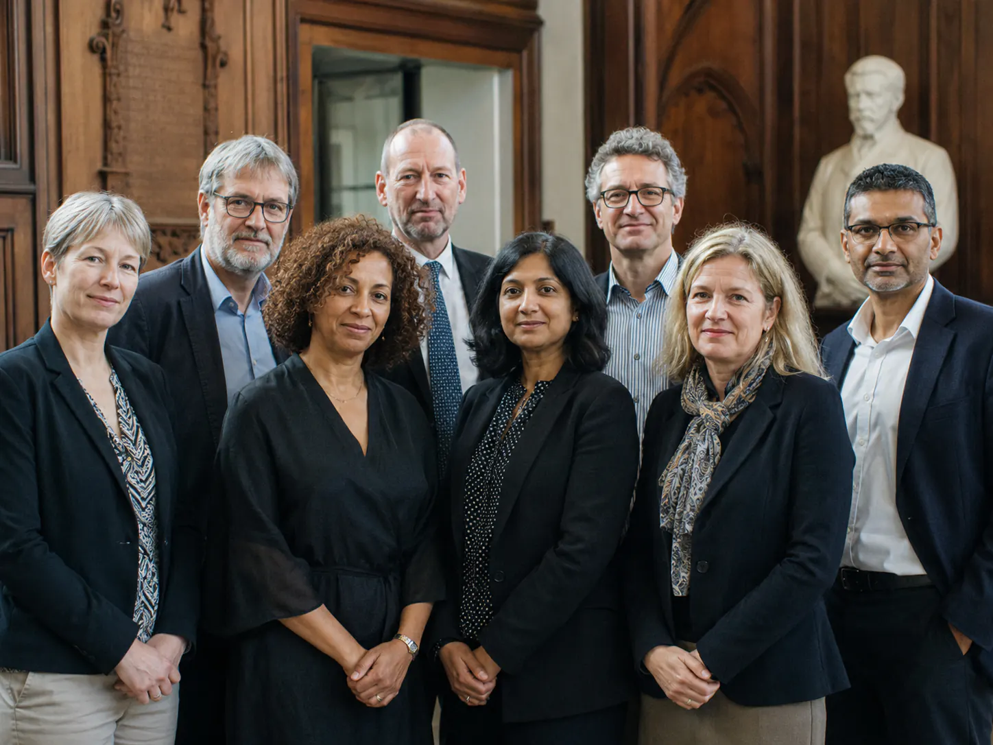 A distinguished multidisciplinary group at an Academy gathering
