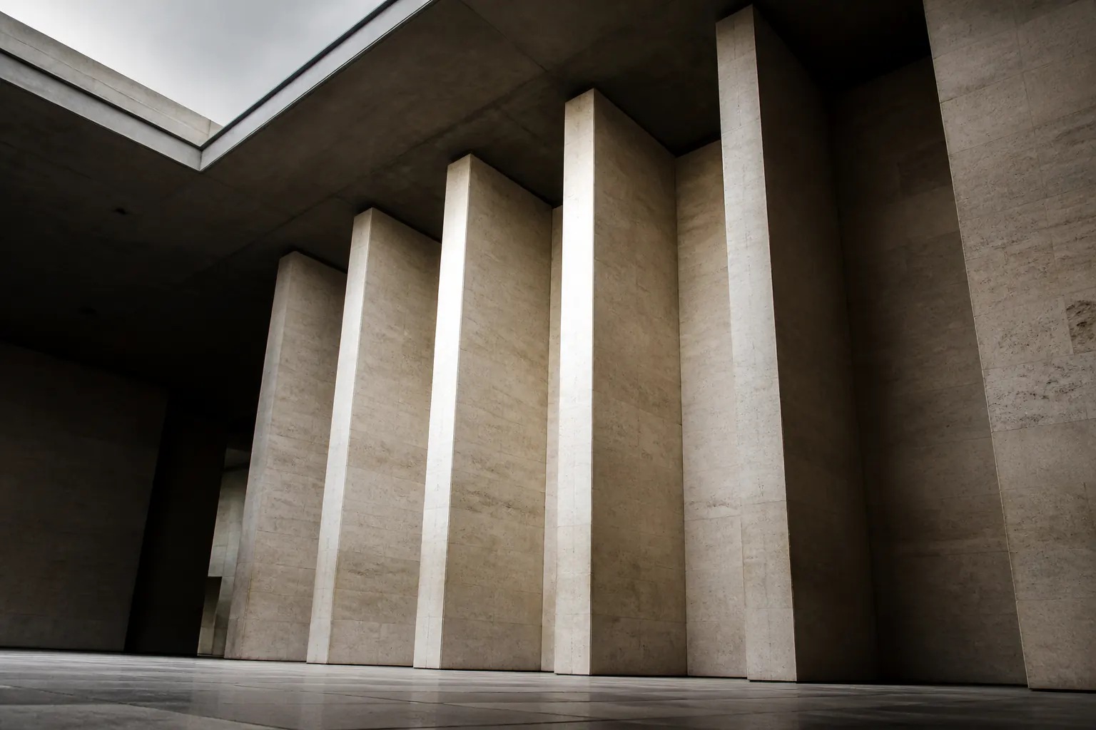 Conceptual architectural image of five structural principles